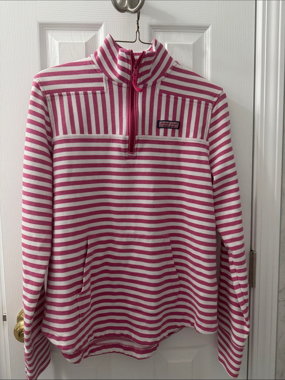 Women’s Vineyard Vines Quarter-Zip Striped Pullover